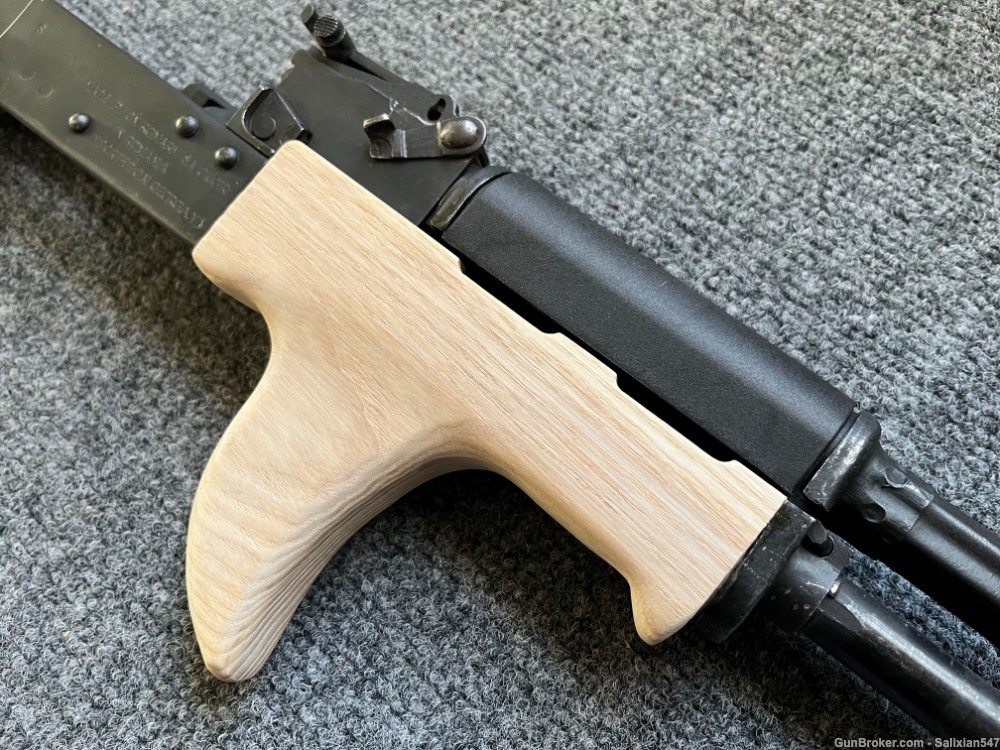 High Quality Custom Sharkfin AFG Style Wood Hand Guard AK47 WASR MAK90-img-6