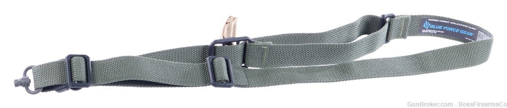 Blue Force Gear Vickers 221 OD Green | 2 Point Sling to Single Point Sling-img-0