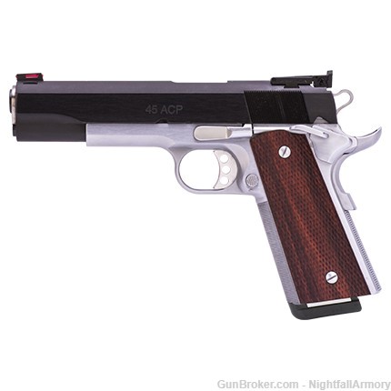 Les Baer BOSS 429 .45acp 5" Blued & Hard Chrome 1911 Pistol 45 LBP429 New !-img-1