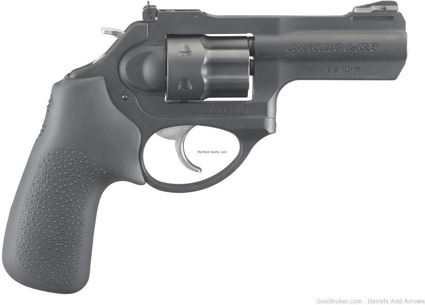 Ruger 5437 LCRx Revolver, 22 WMR, 3" Bbl, SA/DA,  22 Magnum-img-0