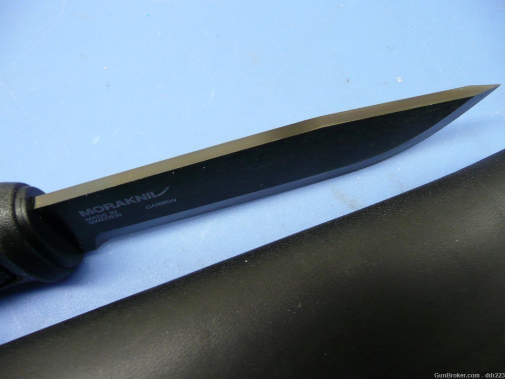 Mora Garberg Carbon Knife w/ Leather Scabbard NIB-img-5