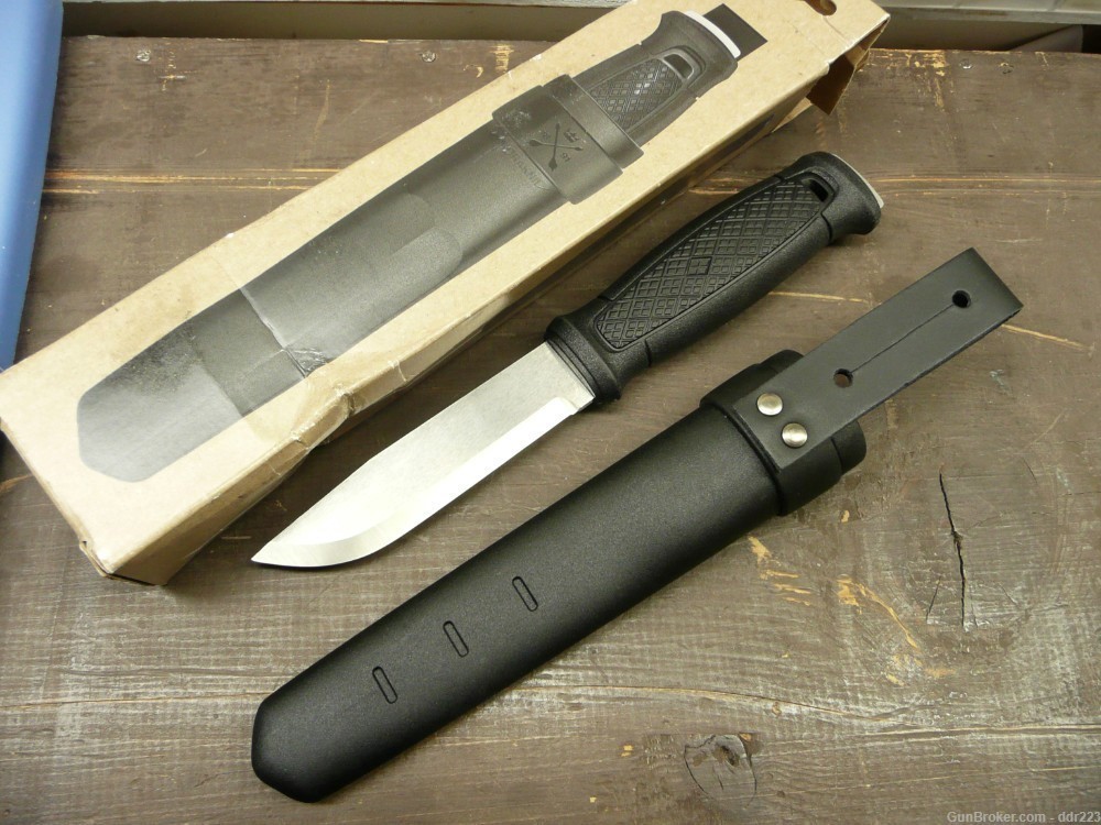 Mora Garberg Stainless Steel Fixed blade Knife w/scabbard, NIB-img-12