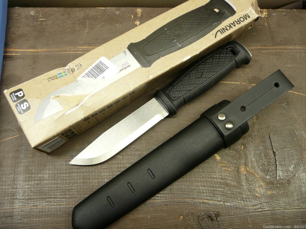 Mora Garberg Stainless Steel Fixed blade Knife w/scabbard, NIB-img-11