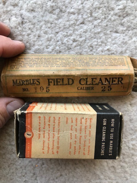 Marble's Field Gun Cleaner pull thru + Patches box-img-2