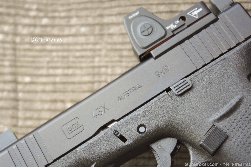 Glock 43x MOS 9mm W/ CHPWS Upgrades & RMRcc 3.25 MOA G43x No CC Fee-img-6