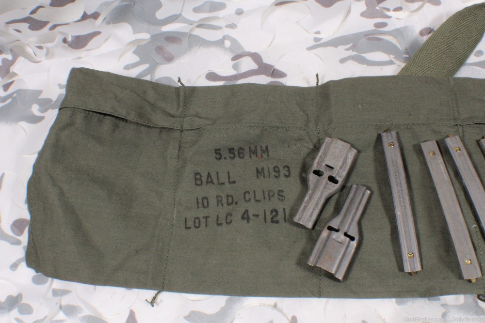 AR15 USGI Bandolier with Stripper Clips .223 5.56 2 Spoons 18 total-img-0