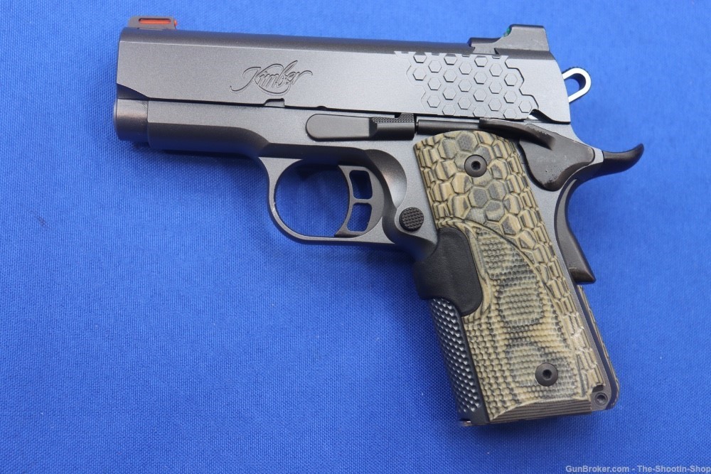 Kimber Model KHX ULTRA 1911 Pistol 9MM 3" G10 LASER GRIP 8RD Compact NEW 9-img-3