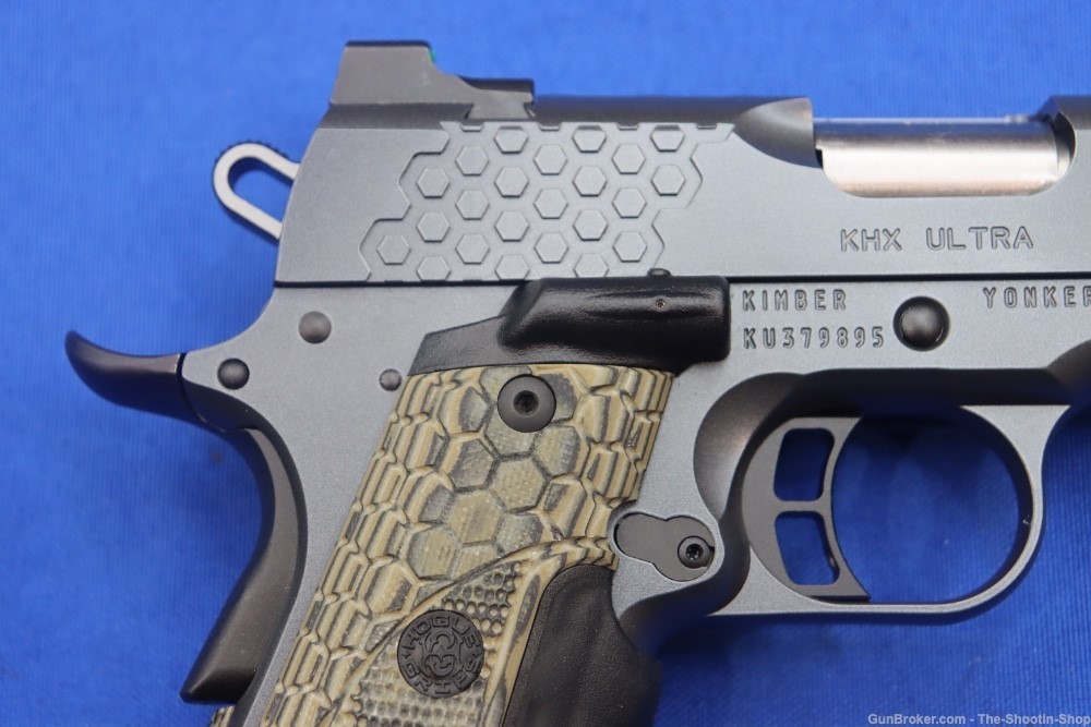 Kimber Model KHX ULTRA 1911 Pistol 9MM 3" G10 LASER GRIP 8RD Compact NEW 9-img-9