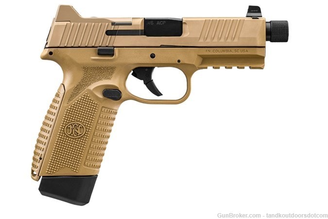 FN 545 TACTICAL 45ACP 18RD FDE PISTOL FN545T 545T 66-101384-img-0