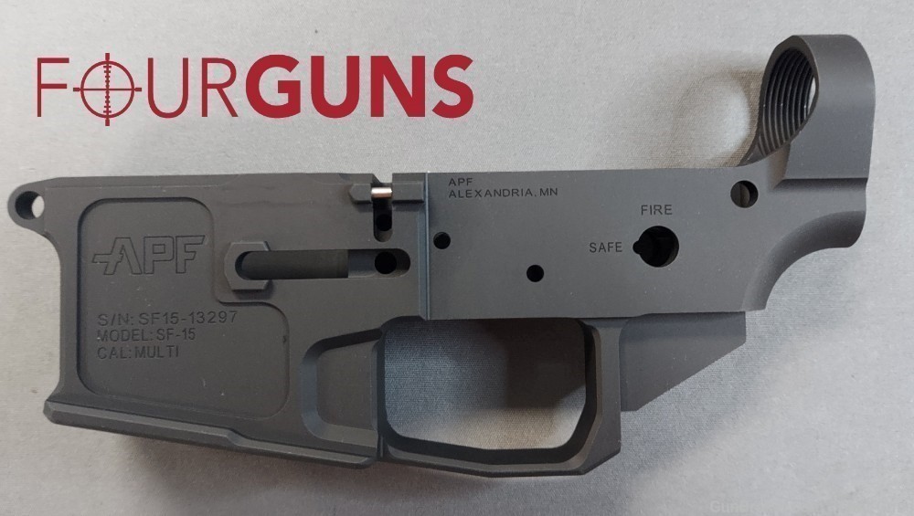 APF Alex Pro Firearms SF-15, AR-15 Stripped Billet Lower Receiver LP-049-img-0
