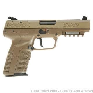 FN FIVE-SEVEN FDE 5.7X28MM 4.8" 20RD Factory New In Box!-img-0