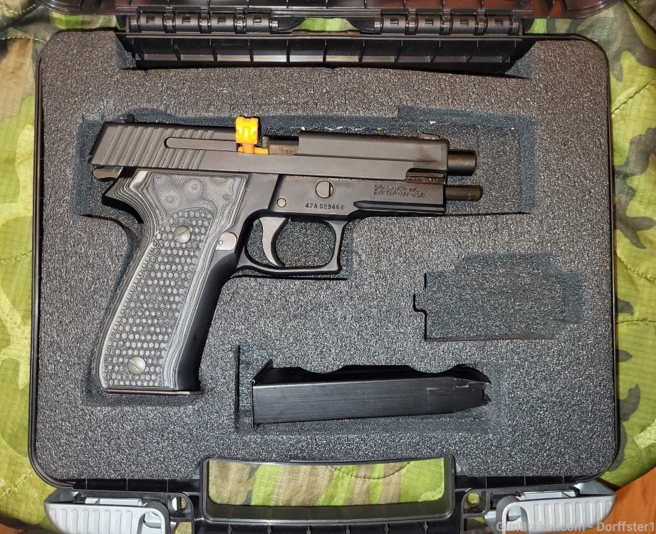 Sig Sauer MA-Compliant P226R 9mm w G10 Grips, 2 10-Rd Mags, Box, Manual-img-1
