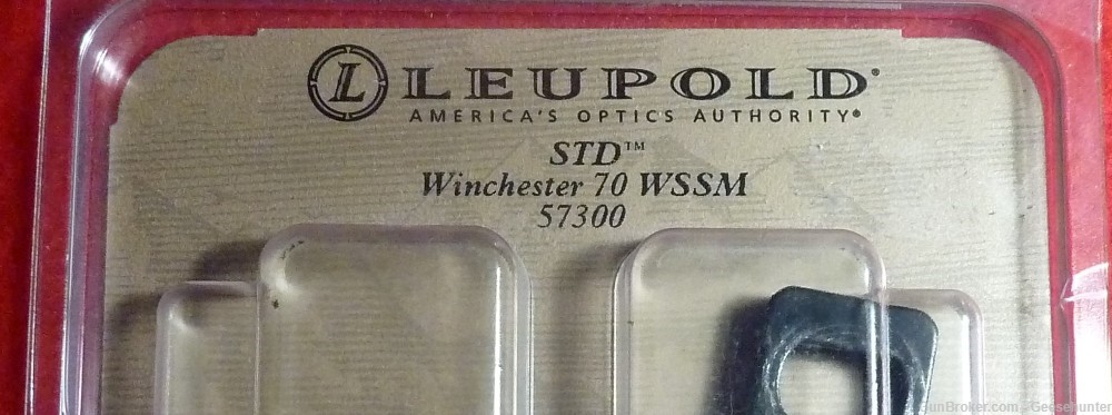 Leupold 2-Piece Rifle Scope Mount Base, Winchester 70 WSSM, Steel, 57300-img-1