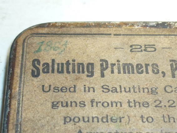 1rd - Saluting Primers - 2.24" 6 Pounder - 1861?-img-2
