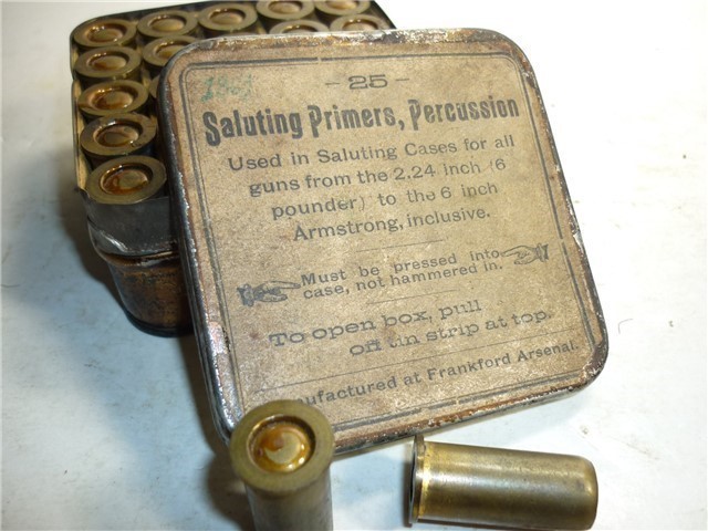 1rd - Saluting Primers - 2.24" 6 Pounder - 1861?-img-0