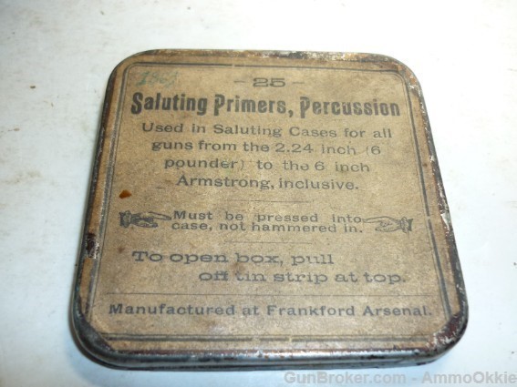 1rd - Saluting Primers - 2.24" 6 Pounder - 1861?-img-1