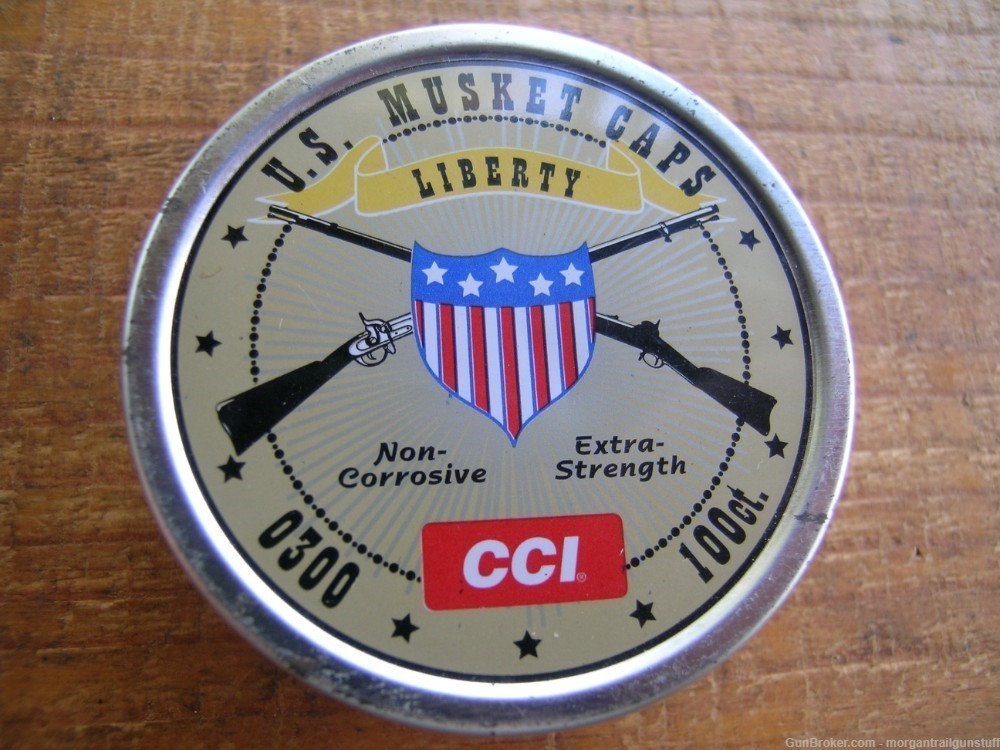 CCI Liberty Extra Strength 6-Wing Musket Percussion Caps 100 Ct-img-0