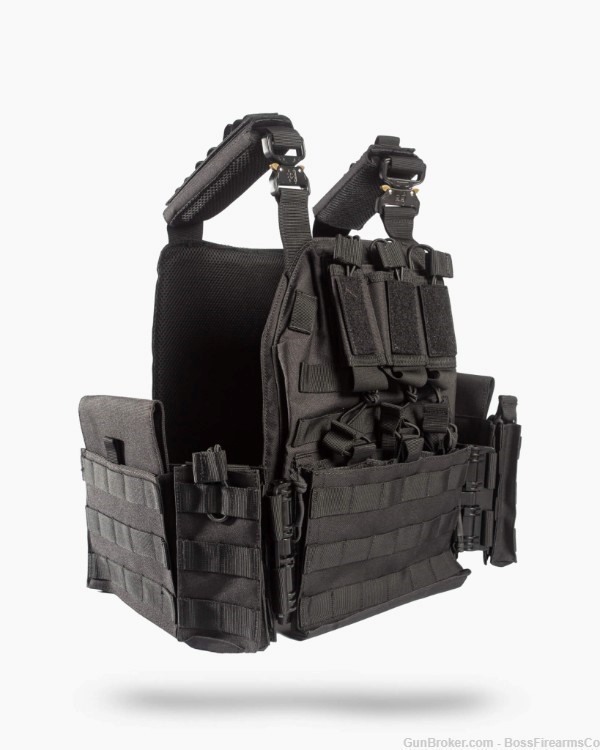 Guard Dog Body Armor Shepard Quick Release Black Plate Carrier SHEPPARD-BLK-img-1