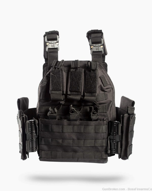 Guard Dog Body Armor Shepard Quick Release Black Plate Carrier SHEPPARD-BLK-img-0