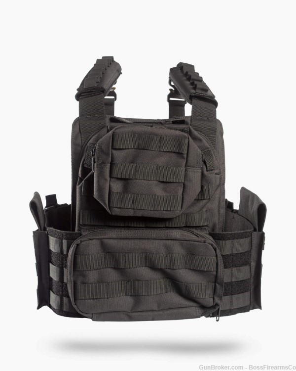 Guard Dog Body Armor Shepard Quick Release Black Plate Carrier SHEPPARD-BLK-img-2