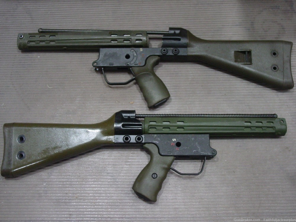 HK91 G3 CETME Parts Kit Green Stock Sling Fore Arm Pistol Grip Lower ..-img-0