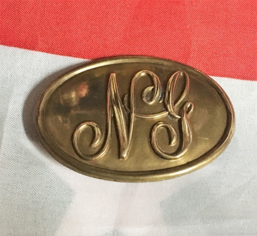 National Guard Cartridge Box Plate New York -img-0