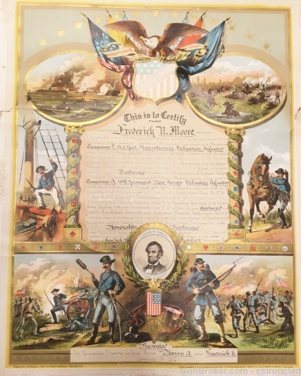 Civil War Grand Army of the Republic soldier's Record of Service-img-1