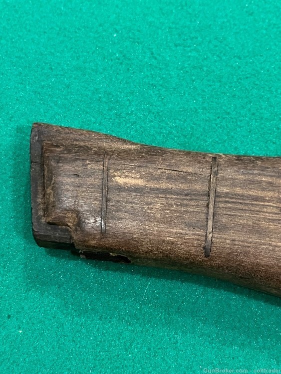 Australian FAL Rifle Wood Buttstock used repaired-img-7