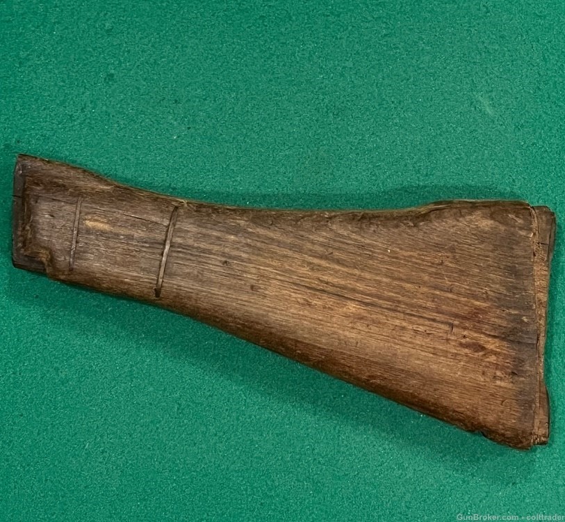 Australian FAL Rifle Wood Buttstock used repaired-img-1