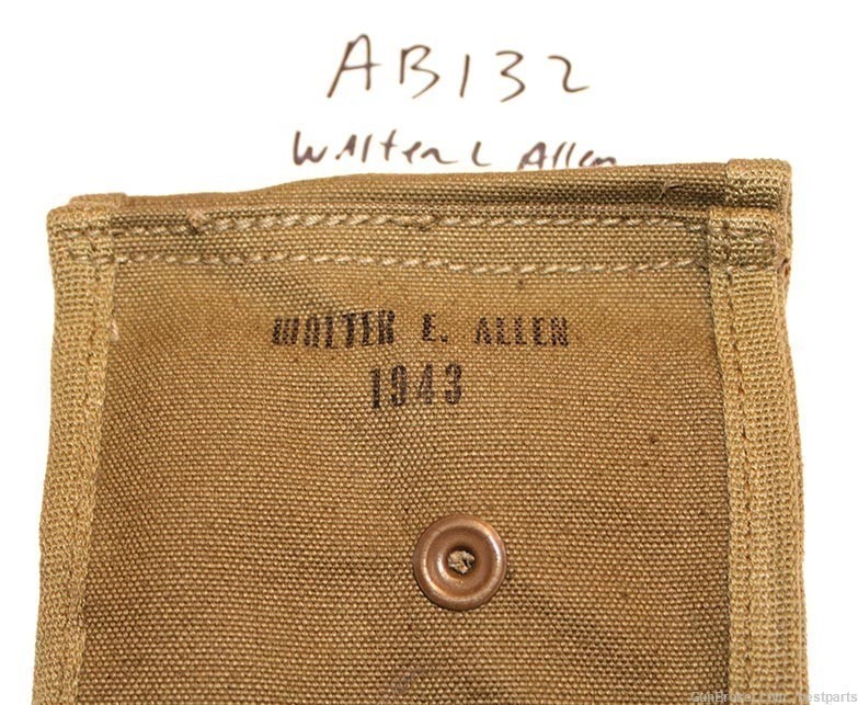 M1 Carbine Stock Pouch “Water Allen.1943, NOS Orig. USGI- #AB132-img-1
