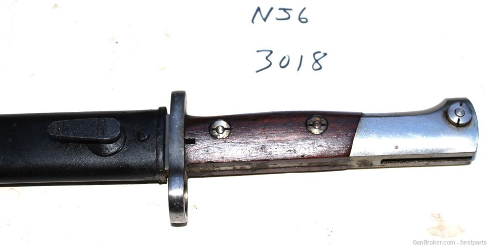 Vintage Bayonet W/ Scabbard, Marked 3018 - #NJ6-img-3