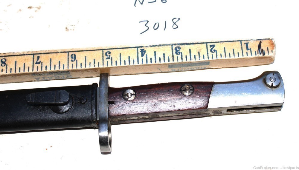 Vintage Bayonet W/ Scabbard, Marked 3018 - #NJ6-img-8