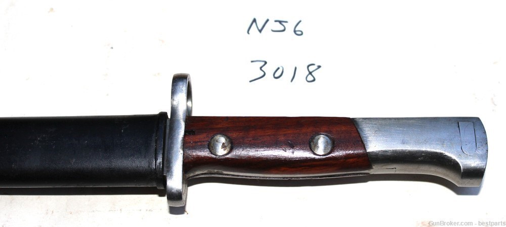 Vintage Bayonet W/ Scabbard, Marked 3018 - #NJ6-img-4