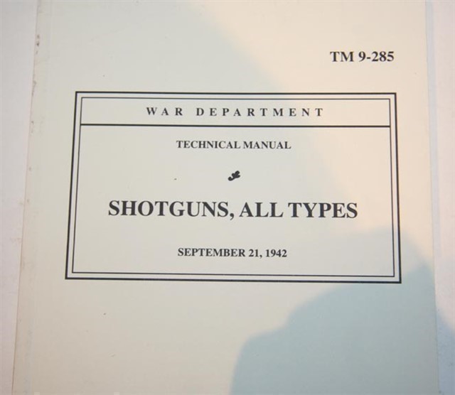 Technical Manual, Shotguns All Types, New-img-1