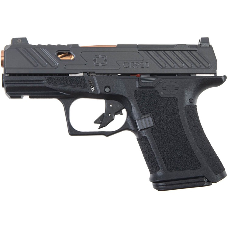 SHADOW SYSTEMS CR920 9mm 3.41in 10rd/13rd Blk/Brz Elite Slide Optic Pistol-img-1