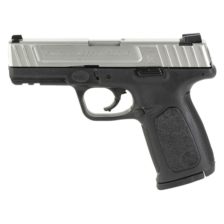 SMITH & WESSON SD9VE 9mm 4in 16rd Pistol w/Lockdown Gun Magnet Bundle 13662-img-1