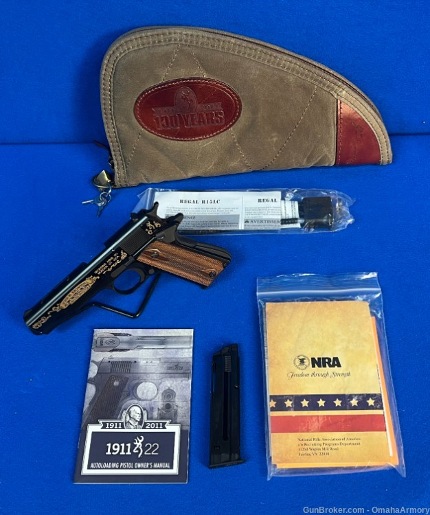 Browning Arms 1911-22 22LR 100 Year Commemorative Issue-img-0