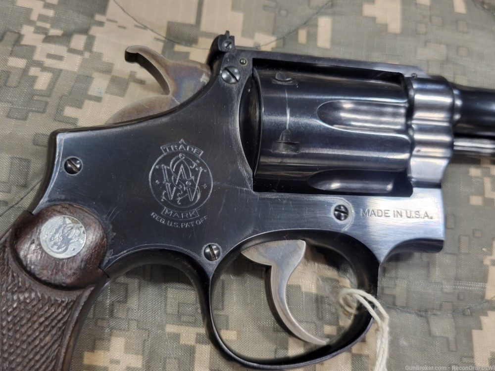 Smith & Wesson Early Outdoorsman .22LR Revolver! 6.5" Barrel S&W Revolver -img-6