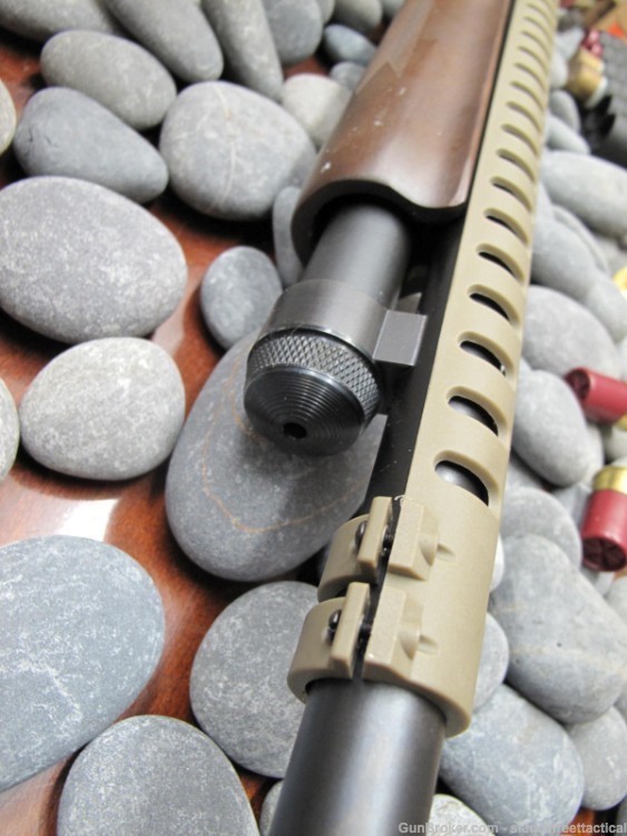 PEANUT BUTTER REMINGTON 870 Heat Shield Tactical Shotgun 12 Gauge Shroud-img-3
