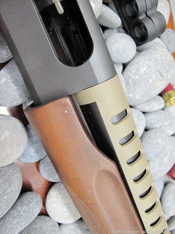 PEANUT BUTTER REMINGTON 870 Heat Shield Tactical Shotgun 12 Gauge Shroud-img-4