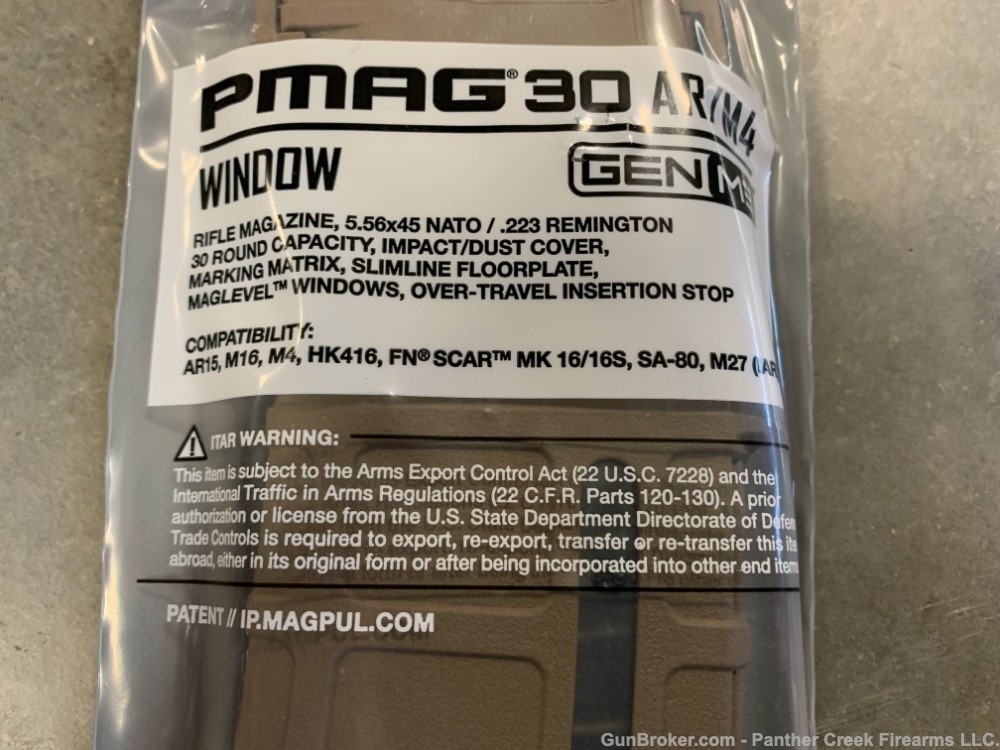 Magpul PMAG GEN M3 Window AR-15 .223/5.56 30-Round Magazine M16 AR15 MCT-img-1