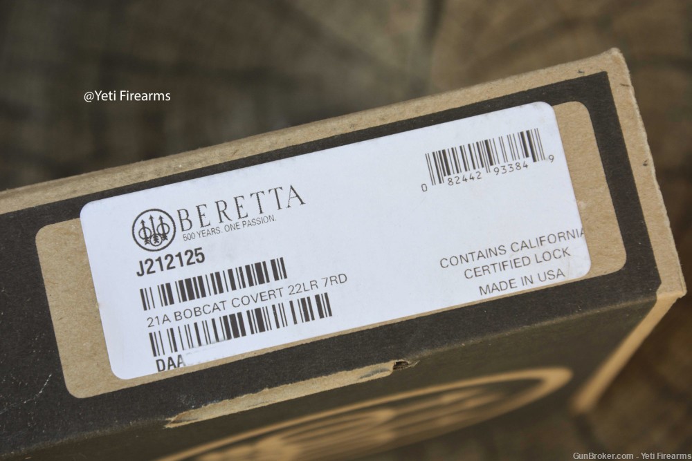Beretta 21A Bobcat Covert .22 LR Threaded Barrel J212125-img-5