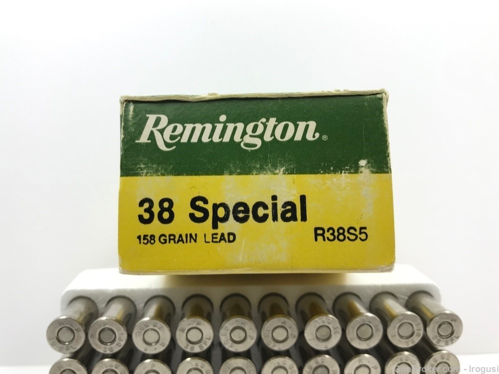 Remington .38 Special 158 Gr Lead FULL Vintage Box 1105-NX -img-4