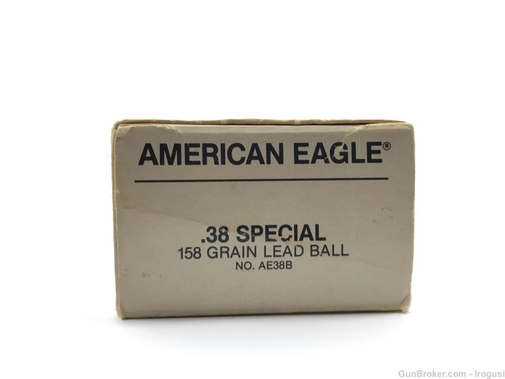 Federal American Eagle 38 Special 158 Gr Lead Ball FULL Vintage Box 1106-NX-img-5