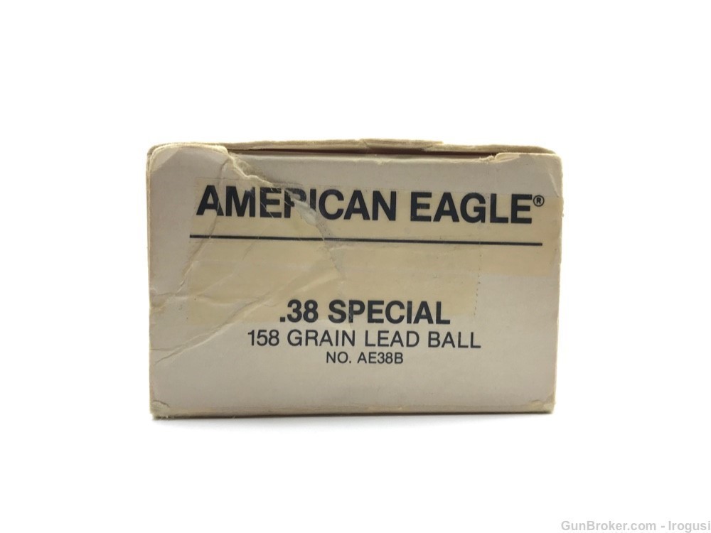 Federal American Eagle 38 Special 158 Gr Lead Ball FULL Vintage Box 1106-NX-img-3