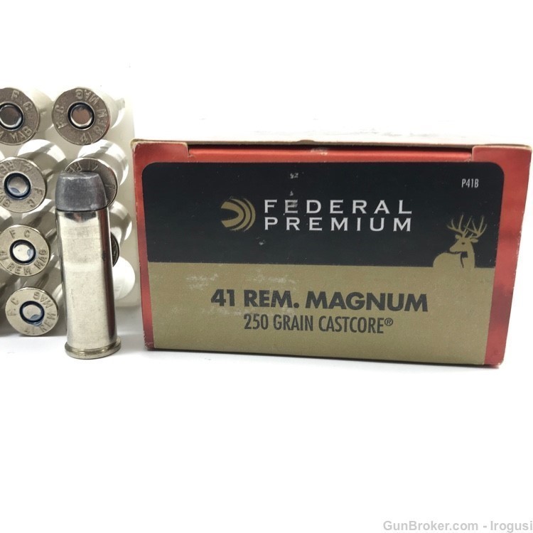 Federal Premium .41 Rem Mag 250 Gr Castcore 1110-LP -img-1