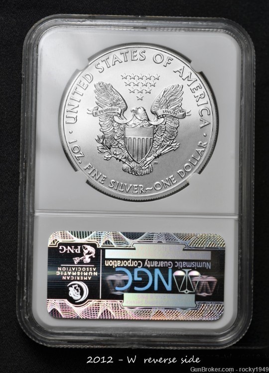 A RARE and unique set of 2012 Silver Eagles - FIRST DAY STRIKES -img-4