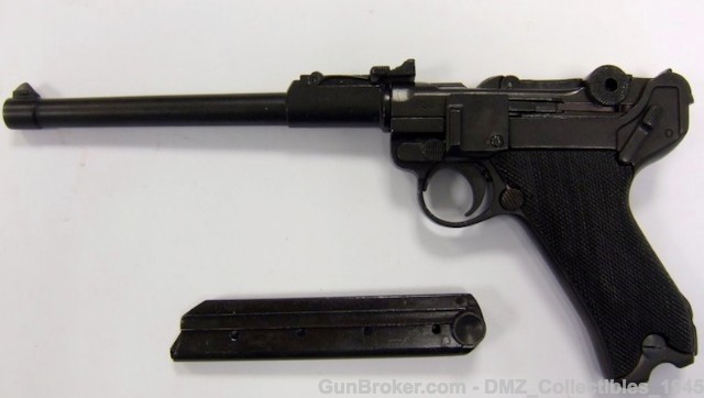 German Luger Lange Pistole 08 Artillery Model Non Firing Replica-img-2