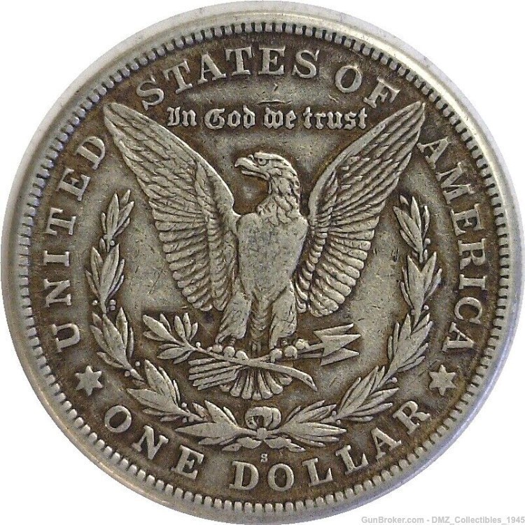 WW1 WWI 1921 $1 Morgan Silver Dollar Coin -img-1