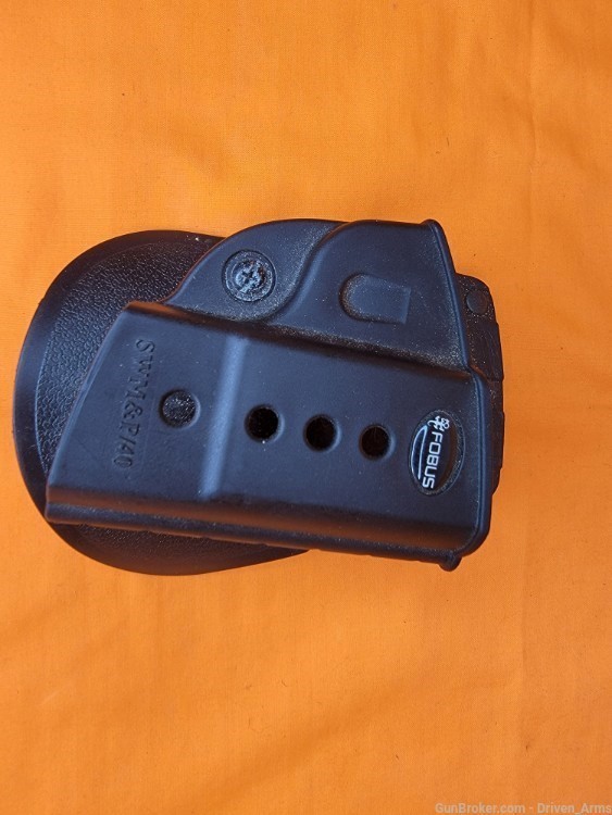 M&P40 Holster SMITH AND WESSON Fobus Passive Retention paddle holster -img-0